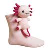 3D Вязаные Милые Животные Носки для Дома Новые Забавные Оригинальные Ручной Работы Крючком Теплые Носки Кубический Ленивец Креативные Детские Подарки 2025