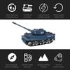 Танк с дистанционным управлением 1/32, армейские игрушки-танки для мальчиков, автомобили с дистанционным управлением и звуковой подсветкой, пульт дистанционного управления