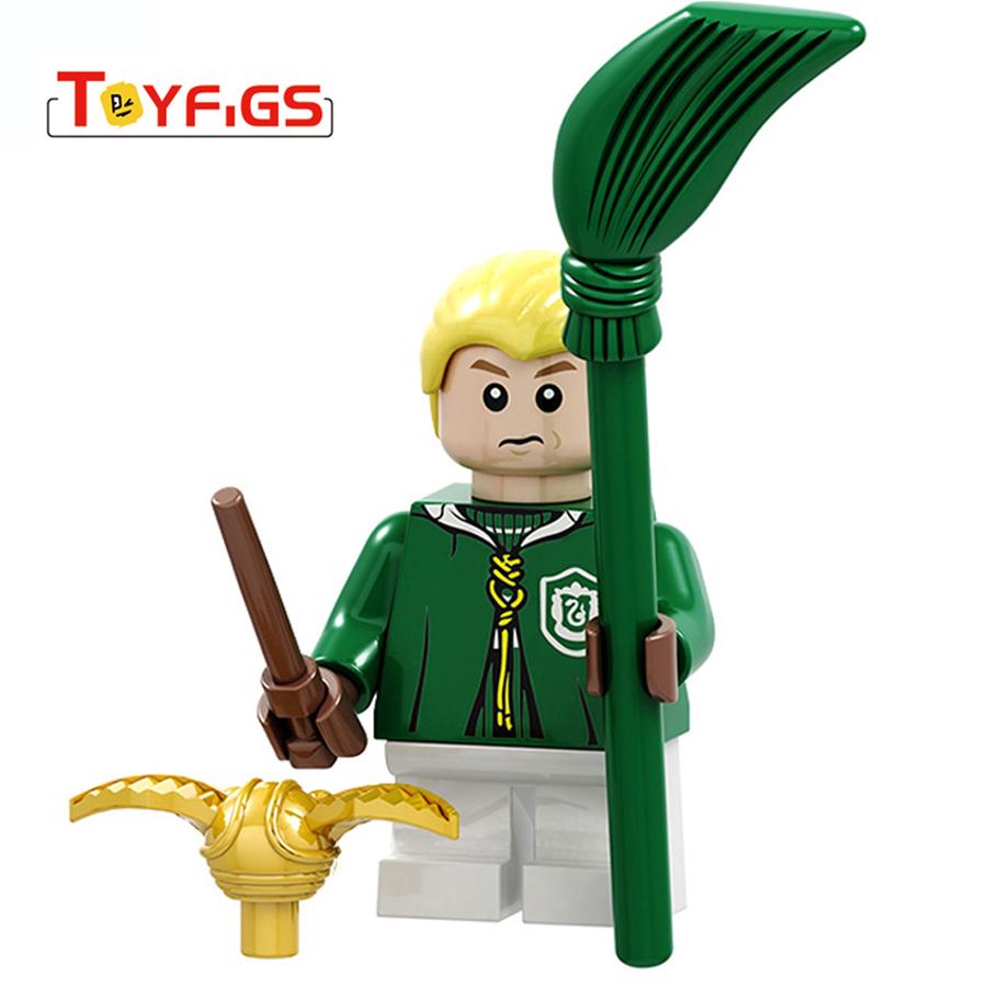 Фигурки Харри Поттера Фантастические твари Рубеус Добби Финниган Гермиона Кирпичи Модель Конструкторы Игрушки 