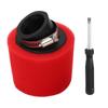 38mm Angled Foam Air Filter Rubber Cylindrical Scratch Resistant Air Cleaner for ATV Quad Bike
