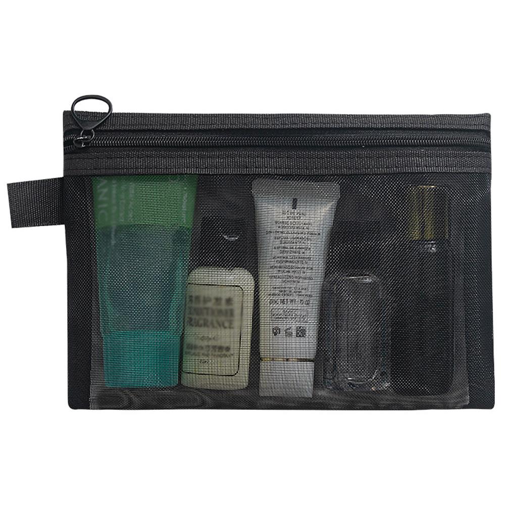 Сетчатая сумка для хранения Модная сумка для хранения туалетных принадлежностей Дорожная женская портативная большой вместимости Дорожная сумка для хранения косметики Аксессуары