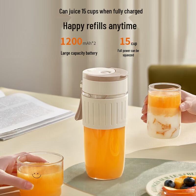Joyoung Portable Rechargeable Mini Juicer Blender Cup CN plug (adapter included)