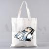 Anime Mo Dao Zu Shi Wei WuXian Lan Wangji Harajuku Handbags Shoulder Bags Casual Shopping Girls Handbag Women Elegant Canvas Bag