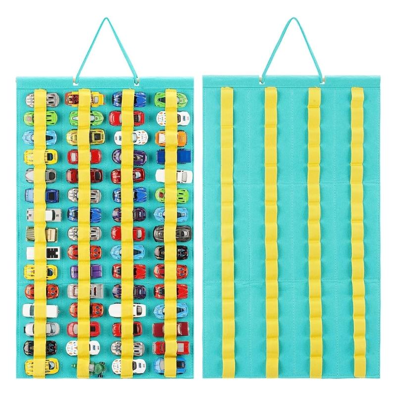Подвесные органайзеры для хранения игрушечных машинок, игрушечных грузовиков, витрина для игрушечных машинок, вмещают 60 игрушечных машинок и игрушечных грузовиков