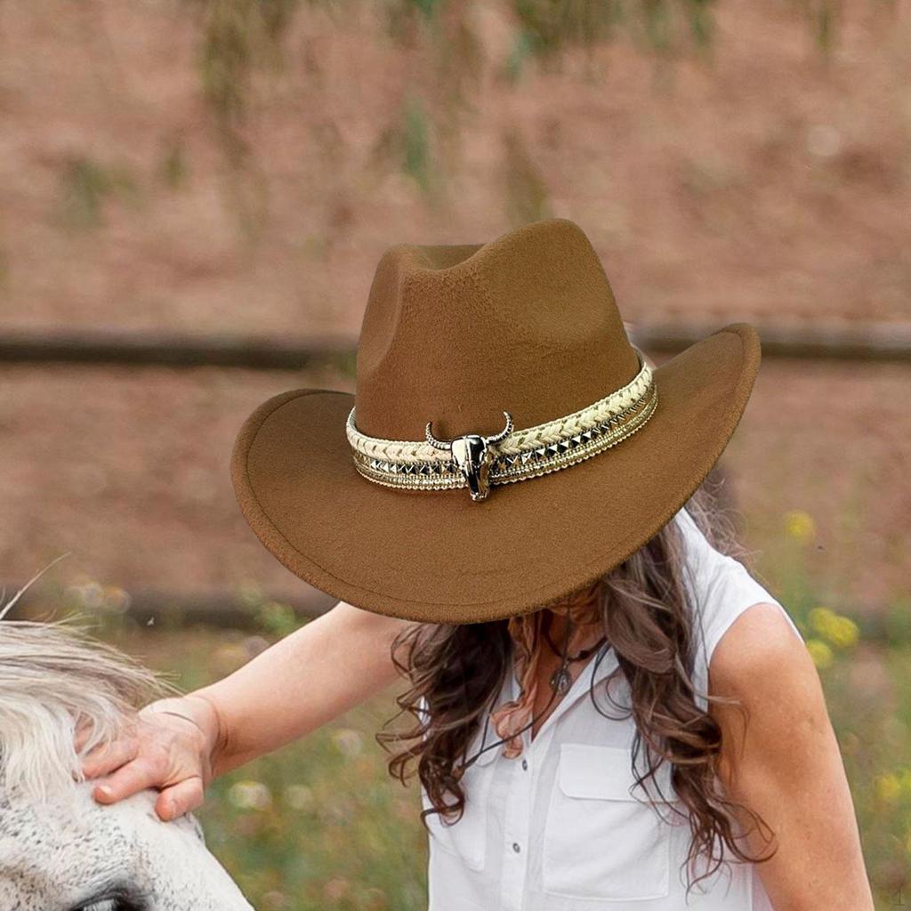 Ковбойская шляпа Удобная Классическая Декор Аксессуары для костюма Стильная