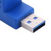 Laptop/PC Extension Coupler High Speed Type A Male To Female Adapter Plug Right+Left USB 3.0