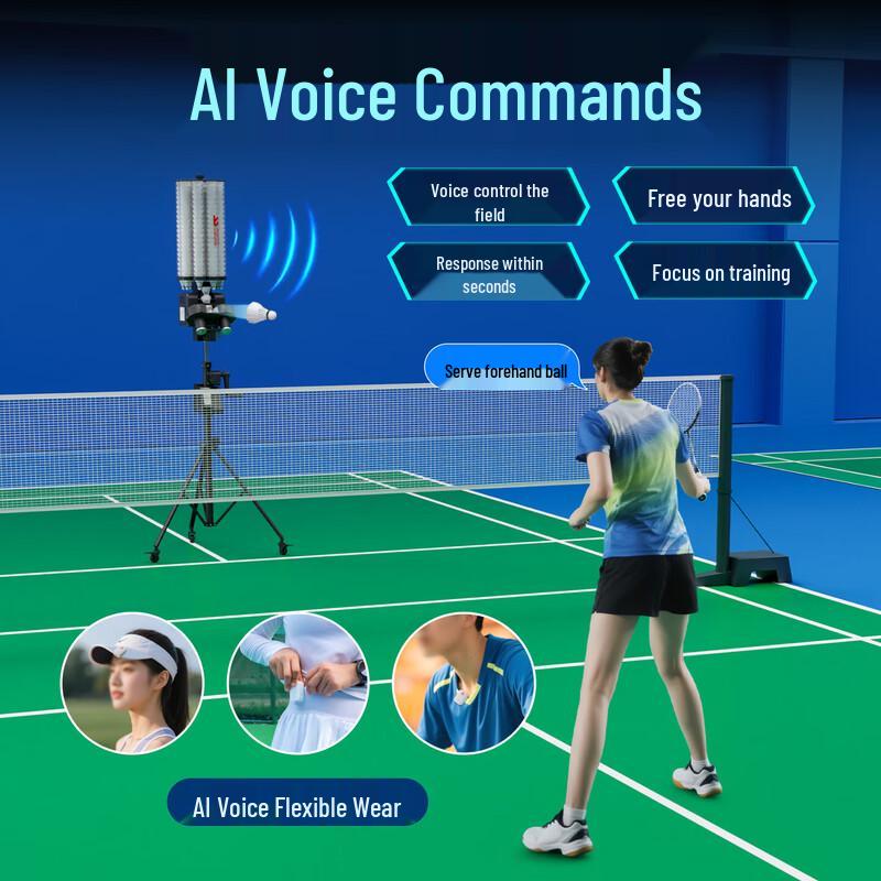 Siboasi Smart Automatic Badminton Serving Machine