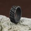 Vintage Black Color Viking Triangle Ring For Men Women Nordic Stainless Steel Odin Valknut Rings Amulet Jewelry Gift