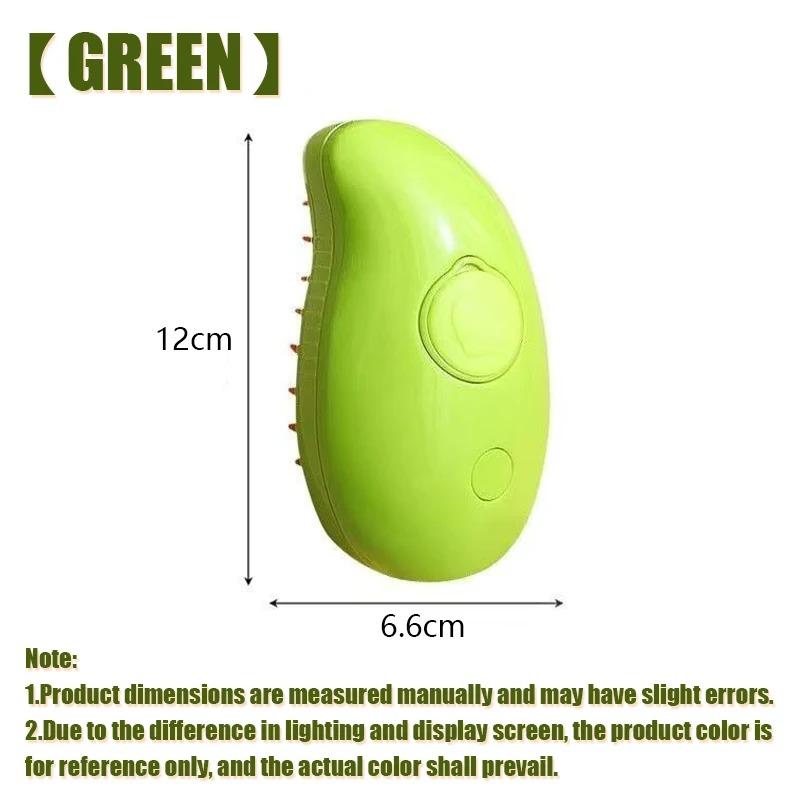 3 шт. Паровая щетка для кошек и собак Электрический спрей Водяной спрей Котята и щенки Расческа для питомцев Мягкий силикон Депиляция Кошки Ванна Щетка для волос Принадлежности для груминга