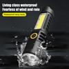 Powerful LED Flashlight Telescopic Zoom Flashlight XPE COB LED Torch Light Type-C USB Charging Camping Waterproof Emergency Lamp