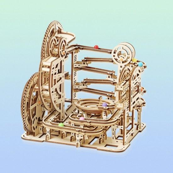 3D трехмерная головоломка башня из бисера деревянная головоломка улучшение концентрации DIY головоломка, корейские популярные головоломки