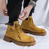 Мужская обувь 2024 года, мода на осень и зиму, британские бархатные новые ботинки из ревеня, британские ретро-ботинки Martin 6000-R