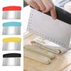 2 Pcs Dough Cutters with Measuring Scale Food Grade Stainless Steel High Strength No Deformation Bench Scraper Pastry Cutter Tool Dough Scraper