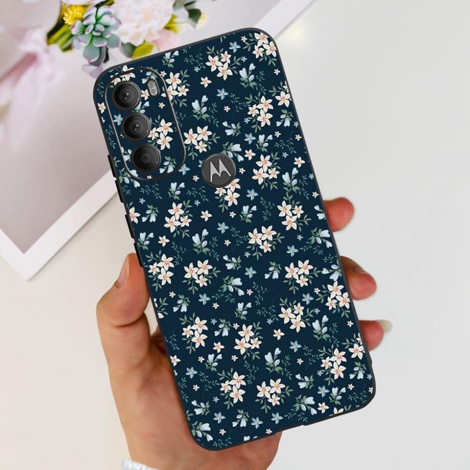 Lovely Printing Case For Motorola Moto G71 5G Soft TPU Black Silicone Back Cover For MOTO G71 G 71 5G XT2169-1 Phone Cases