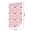 Retro Wallpaper Powder Pink and Coral for Living Room and Bedroom 50x1000