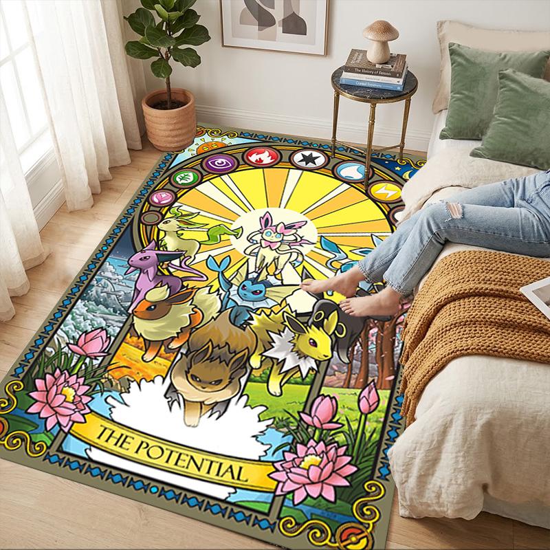 Pokemon Potential Living Room Nonslip Area Rug Soft Carpet For Bedroom Game Playroom Sofa Office Home Decor Doormat Christmas Gift C926392