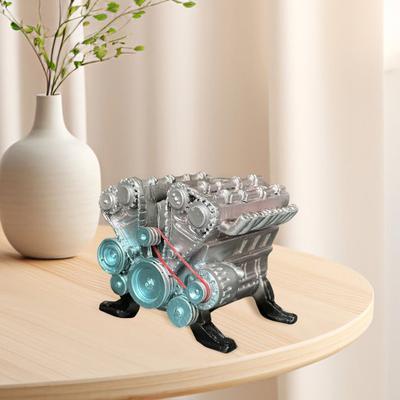 Yousheng V8 Модель двигателя автомобиля Реалистичная смоляная 8-цилиндровая модель двигателя автомобиля Украшение для домашнего офиса Настольное украшение для детей Научная обучающая образовательная игрушка
