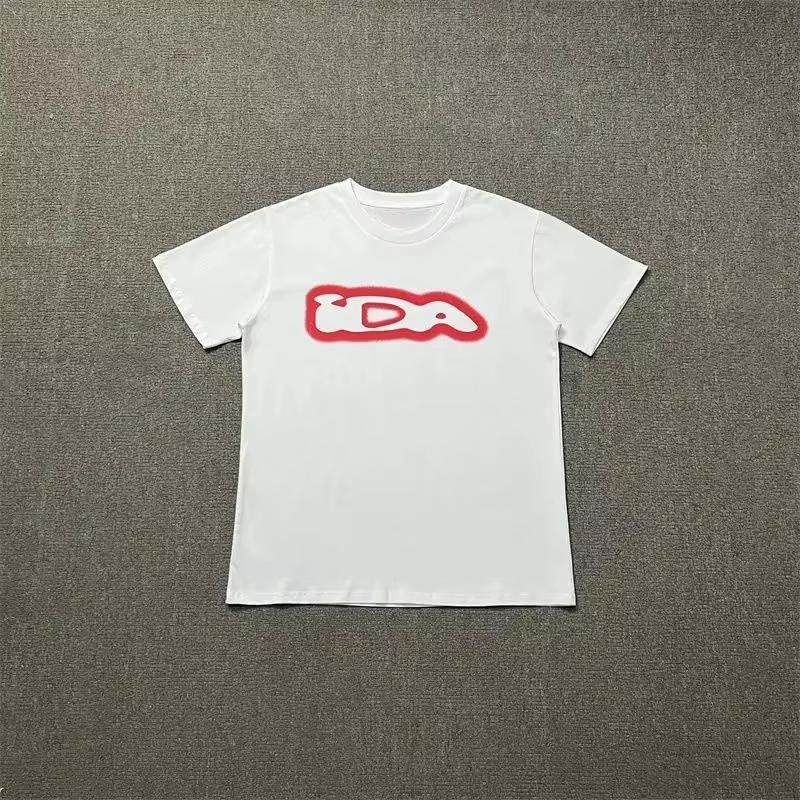 Hot Sale IDA Supply Streetwear Hip Hop Fashion Classic Graphic Print T-shirt Men Women Loose Casual Oversized O-neck Cotton Top Summer New Tee