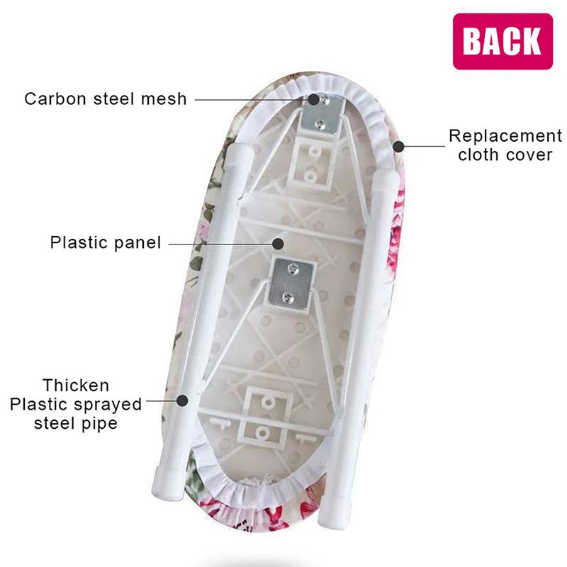 Portable Mini Ironing Board Rack For Clothes, Sleeves And Shirts - Small Size, Easy To Store And Carry