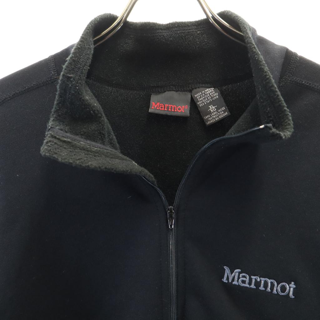 Marmot С длинным рукавом, с молнией до середины, Размер XL, черный, Для улицы, Мужская, Б/У