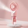 Portable Humidifier Fan Mini Handheld Mist Fan Portable USB Rechargeable Handheld Fan with Humidifier Mini Water Spray Hand Fan