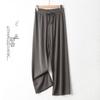 Women's Spring/Summer Ice Silk Wide-Leg Pants: High Waist, Slim Fit, Anti-Mosquito, Cool & Stylish