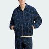 Adidas Originals Jackets Men's Dark Blue Stand Collar Moderate Workwear (Unisex) Jackets IS5274