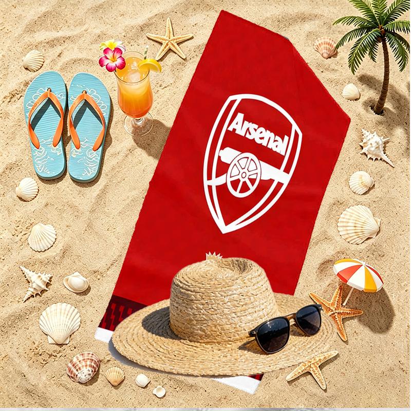 football team.C Print Beach Towel, Versatile Lightweight Absorbent Beach Towel for Pool Surf Yoga Bathroom, Perfect Birthday Holiday Gift