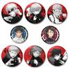 32/44/58mm Anime Jujutsu Kaisen Broochs Pin Cartoon Figure Gojo Satoru Yuji Itadori Badges Button Pins Cosplay Souvenir Toy Fans Gifts