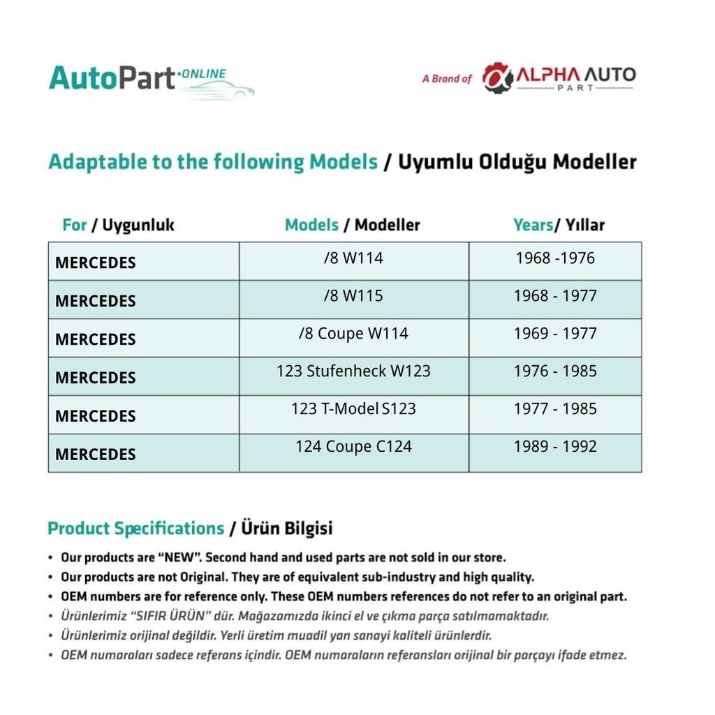 Gear Bushing for Mercedes Benz LARGE (10 Pieces)