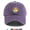 pc Cute Pufferfish Pattern Printed Cap Comfortable And Breathable Stylish And Attractive Cartoon Game Black Classic Papa Hat