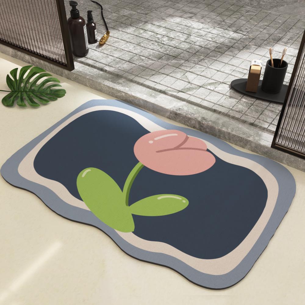 Luxury Absorbent Non-Slip Bathroom Floor Mat