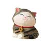 Деревянная скульптура кошек Домашний акцент Фигурка кошки Ретро Украшение для дома Скульптура Настольное животное