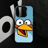 Funny Cartoon A-Angry B-Birds Phone Case For iPhone 17,16,15,14,13,12,11 Plus,Pro Max,XS,Colorful Silver Phone case Funda Cover