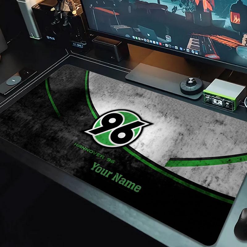 Hannover 96 Custom Name Large Size Mouse Pad Large Gaming Table Cushion Non-slip Laptop Tablet Big Mousepad XXL Mat Mini PC Playmat With Lock edge