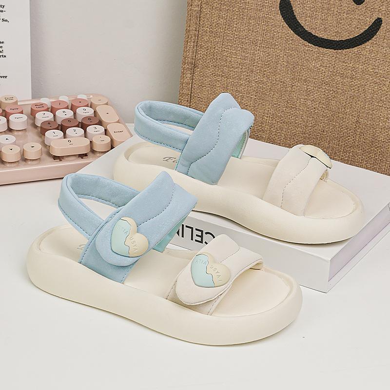 Girls shoes children princess sandals new girls baby girls summer soft soles big children foreign style beach