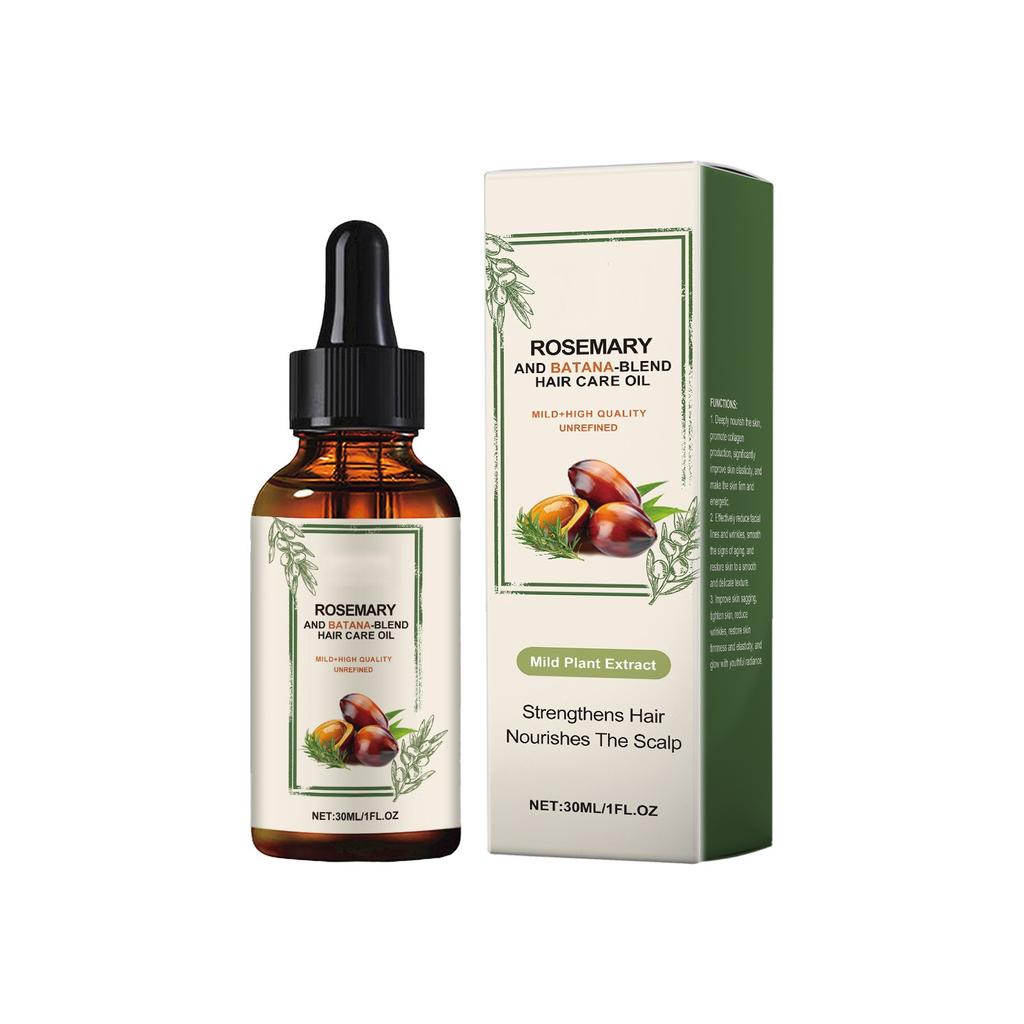 Hair Oil, Suitable for All Hair Types, Nourishes Scalp, Improves Blood Circulation, Eliminates Scalp Itching and Dryness 30ml