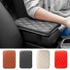 Leather Car Armrest Mat Universal Interior Auto Armrests Storage Box Mats Dust-Proof Cushion Cover Anti Slip Armrest Protector