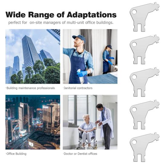 1 комплект ключей для диспенсера бумажных полотенец Plug And Play Удобный металлический диспенсер для туалетной бумаги Набор ключей Аксессуары для ванной комнаты