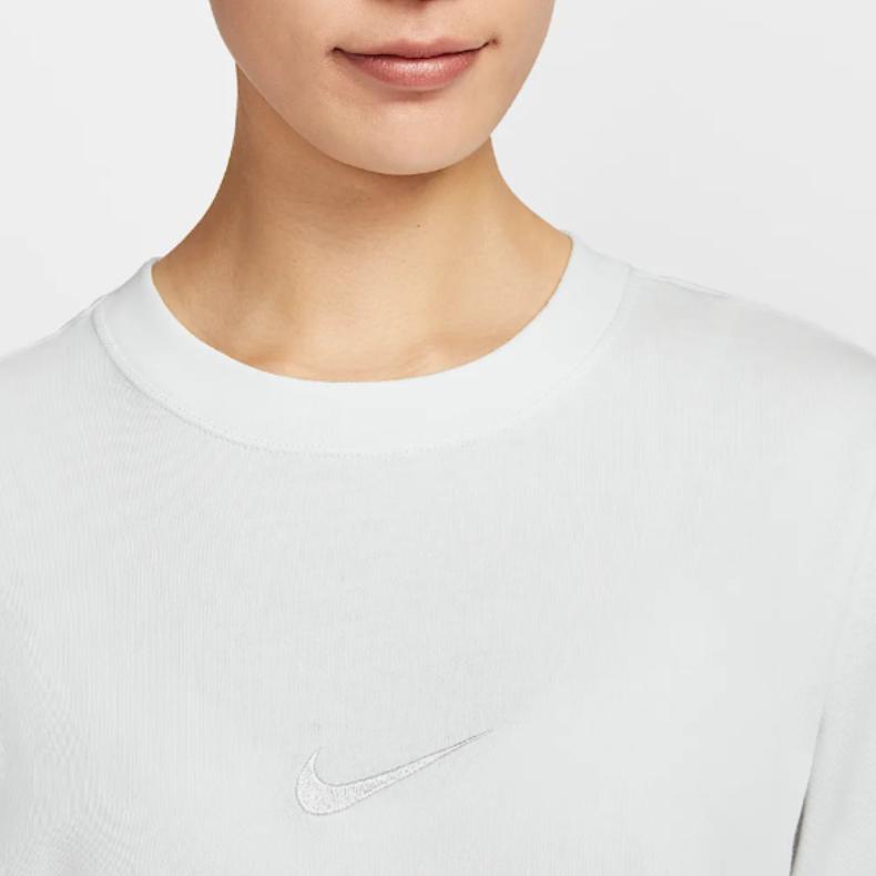 Nike Sportswear Drop Shoulder Sleeve T Shirt Women's Mountain Peak White IB7920-121