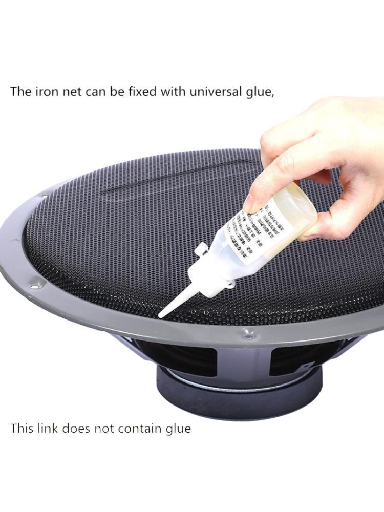 Для 1 "/2"/2,5"/3"/3,5"/4"/5"/6"/8" дюймов сетка для преобразования динамиков, декоративная круглая металлическая решетка для автомобиля, защита