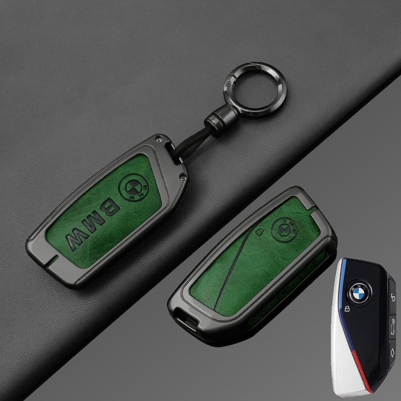 OSTB7 For BMW X1 U11 X7 X5 G05 LCI I7 IX XM Series 7 740Li U06 G81 M3 2023 2024 Zinc Alloy Car Remote Key Case Cover Shell Accessories