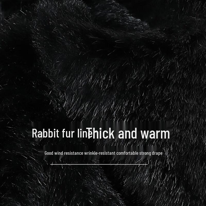 ROMON Мужская зимняя куртка-парка с лацканами и утолщением