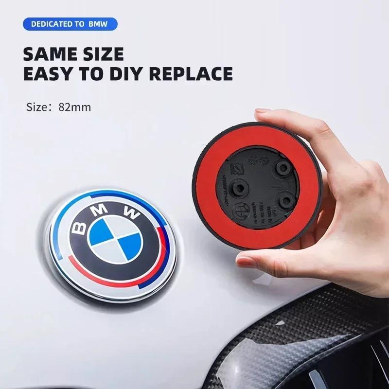 1pcs 82mm Car Hood Front Bonnet Badge Emblem Logo for BMW E36 E64 E85 E60 F10 F30 F82 F20 Z4 X3 X5 X6 51767288752 51147057794