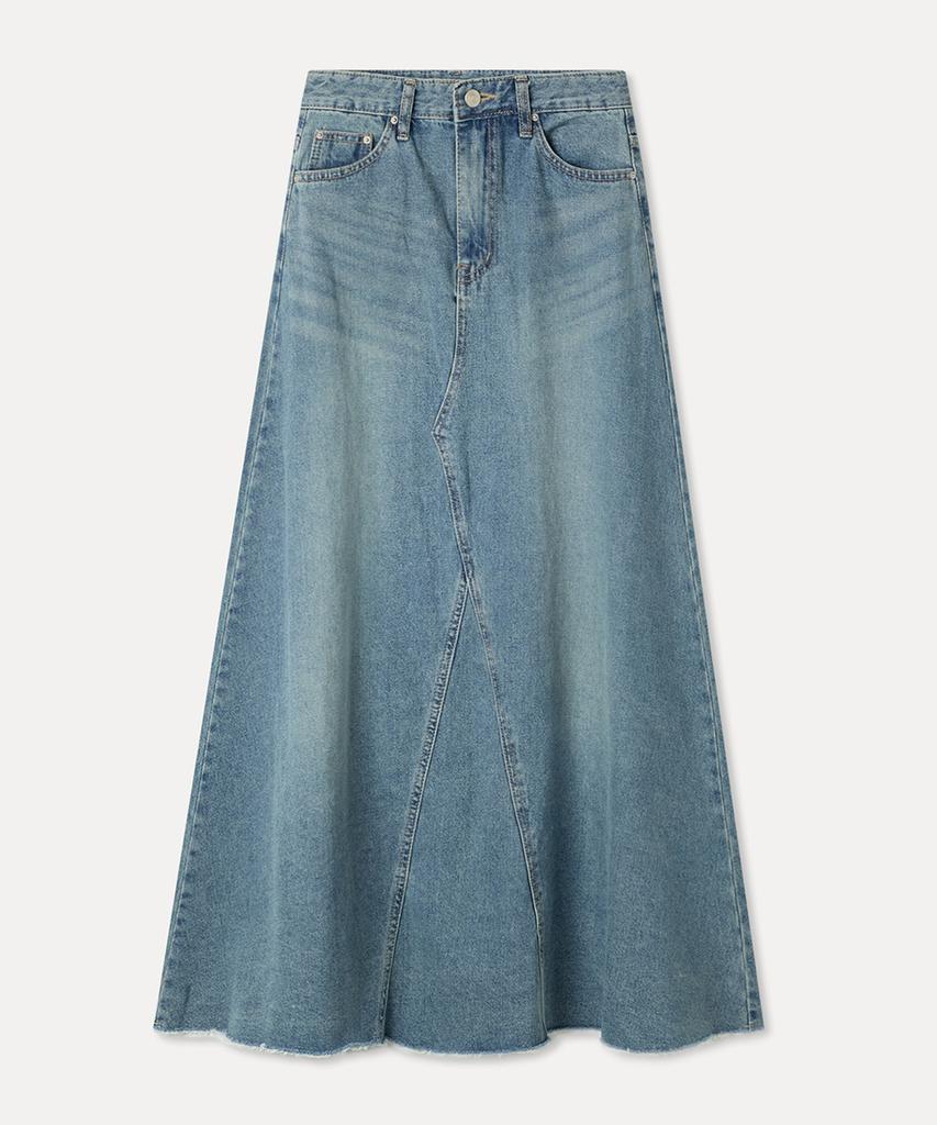 MIXXO Длинная расклешенная джинсовая юбка_Miwwjg51Ms