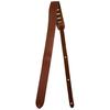 KIWAYA STP-BR Genuine Leather Ukulele Strap, Brown (Endpin Type with Pin)