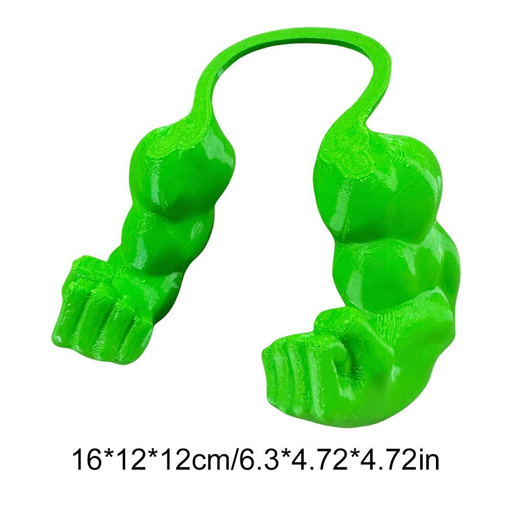 Кошачьи мускулистые руки 3D-печать Креативный смешной кот Подвесной декор на шею Аксессуары для костюма питомца для косплея на Хэллоуин, вечеринку по случаю дня рождения