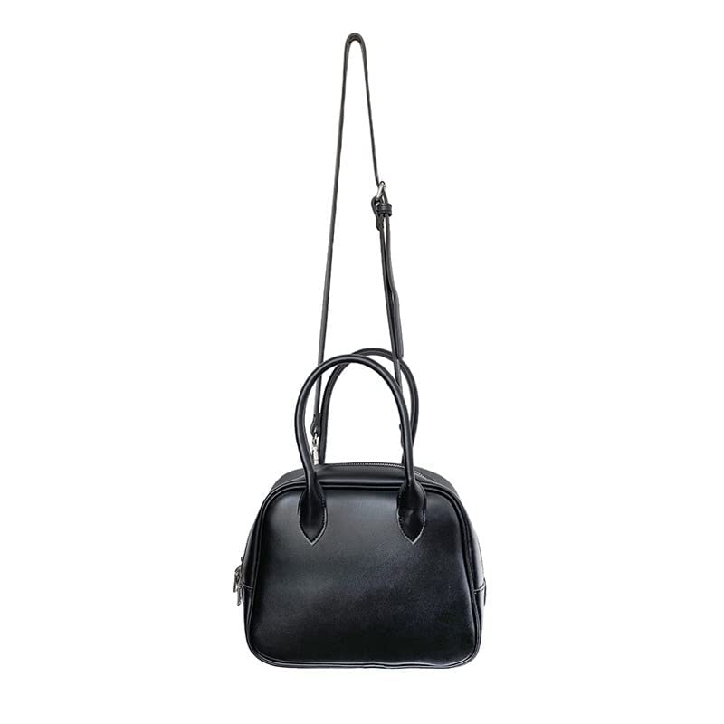 2WAY Мини Сумка Бостон Квадратная Сумка Сумка Через Плечо Женская Сумка Женская Сумка Кроссбоди На Плечо Маленькая Сумка Квадратная На Плечо Мини Сумка Бостон Мини Сумка Черный