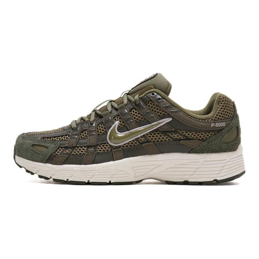 Nike P 6000 Износостойкие Дышащие Кроссовки с Низким Верхом для Бега Мужские Зеленые Кроссовки HF0015-301