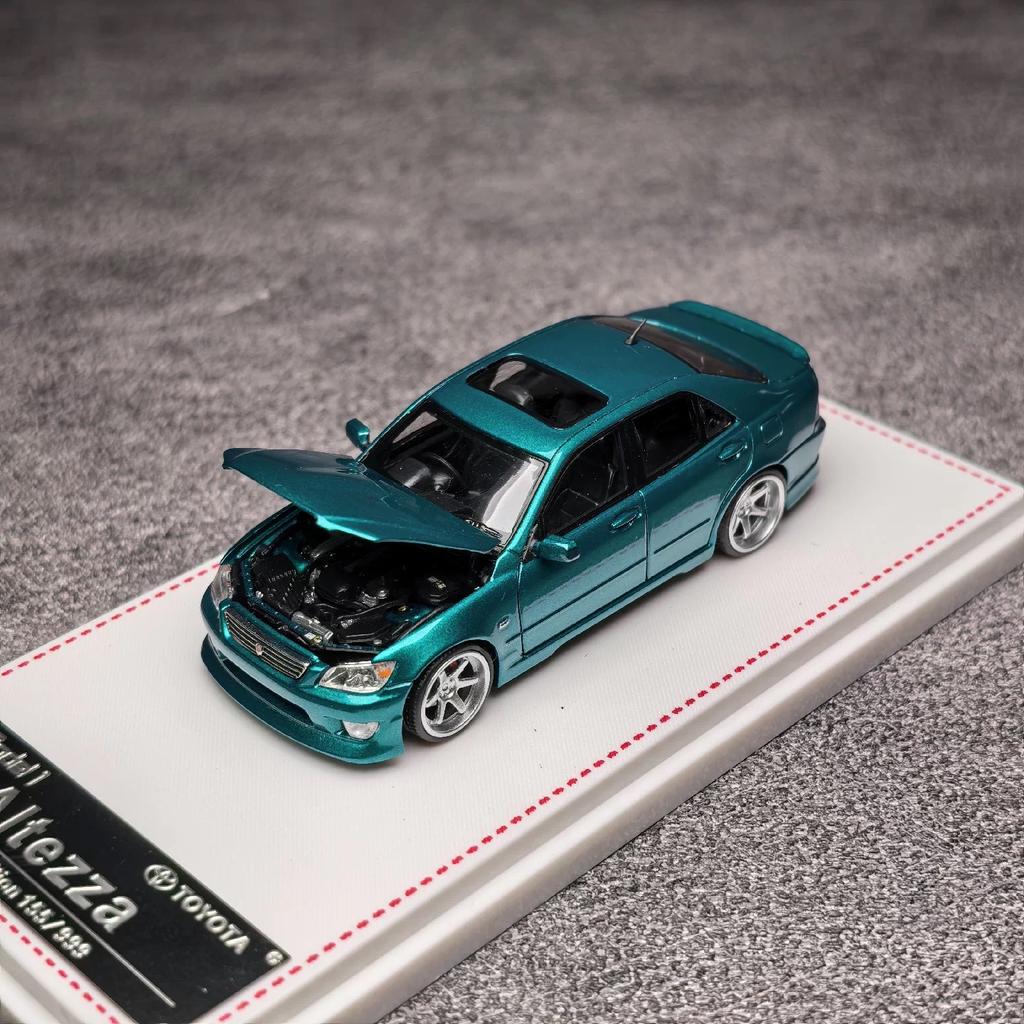 MWLU3 In stock new models FH × Model ONE 1 1:64 Toyota Altezza RS200 SXE10 Diecast Model Car Collectible Gift